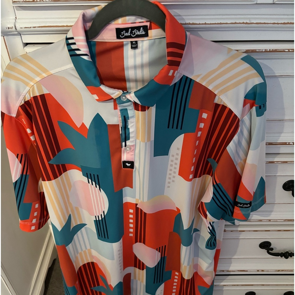 Mens Bad Birdie Golf Polo size XL